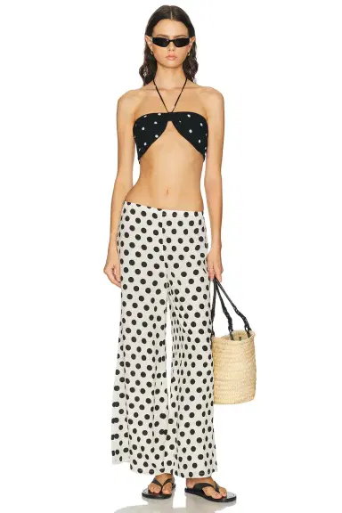 SIMONMILLER Nella Crepe Wide Leg Pant | Thumbnail 6 SIMONMILLER Nella Crepe Wide Leg Pant | Thumbnail 6