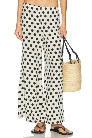 SIMONMILLER Nella Crepe Wide Leg Pant | Thumbnail 1 SIMONMILLER Nella Crepe Wide Leg Pant | Thumbnail 1