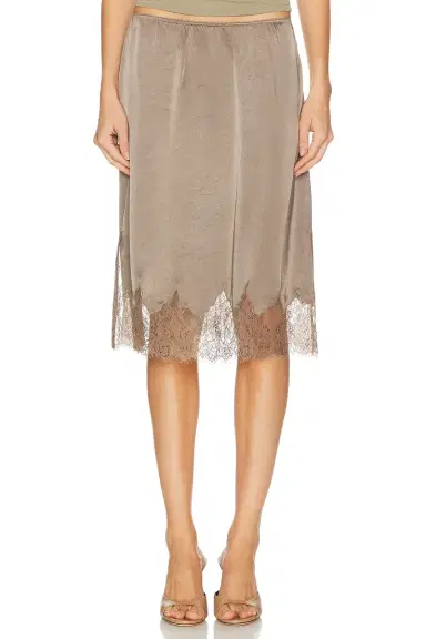 Citizens of Humanity Lace Trimmed Skirt | Thumbnail 1 Citizens of Humanity Lace Trimmed Skirt | Thumbnail 1