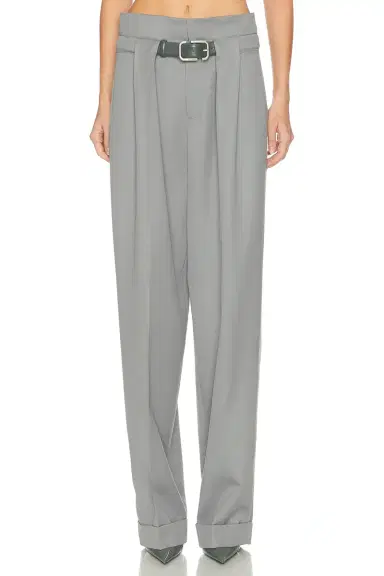 The Attico Long Belted Pant | Thumbnail 1