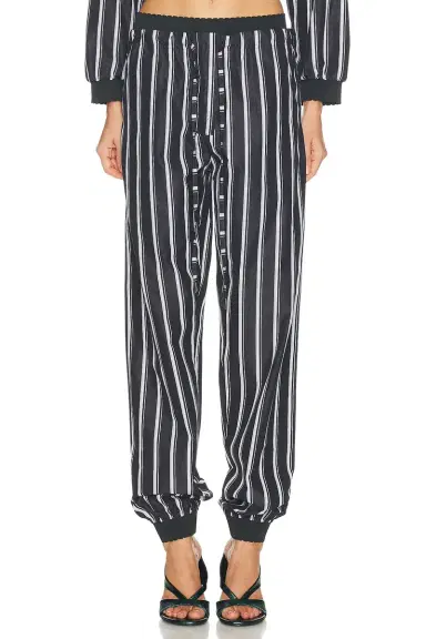 The Attico Striped Poplin Pant | Thumbnail 1 The Attico Striped Poplin Pant | Thumbnail 1