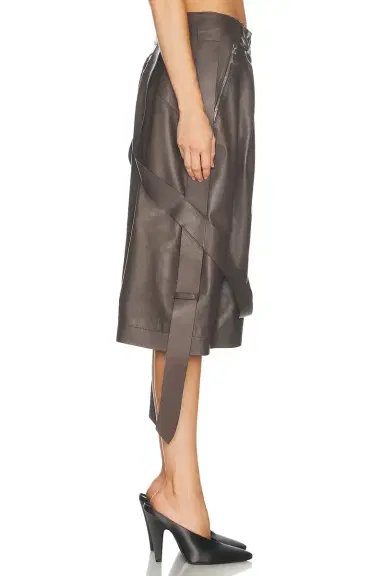 The Attico Baggy Leather Pant | Thumbnail 3