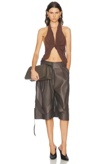 The Attico Baggy Leather Pant | Thumbnail 5