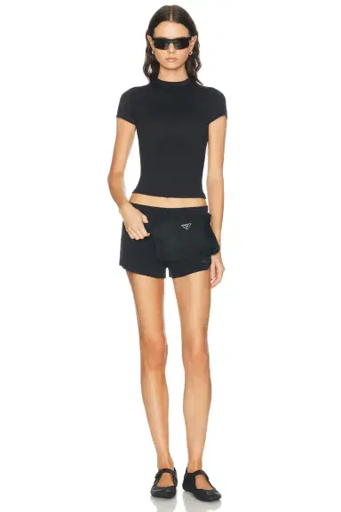 NikeSKIMS Matte Baby Short Sleeve Tee | Thumbnail 4 NikeSKIMS Matte Baby Short Sleeve Tee | Thumbnail 4
