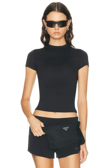 NikeSKIMS Matte Baby Short Sleeve Tee | Thumbnail 1 NikeSKIMS Matte Baby Short Sleeve Tee | Thumbnail 1