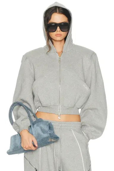 THE ATTICO Fleece Sweatshirt | Thumbnail 1 THE ATTICO Fleece Sweatshirt | Thumbnail 1