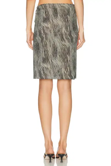 St. Agni Savannah Silk Wrap Skirt | Thumbnail 5