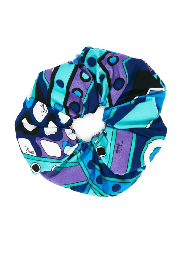 PUCCI Silk Twill Scrunchie