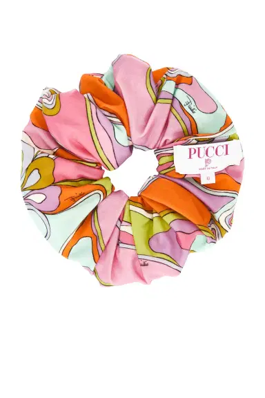 Pucci Silk Twill Scrunchie | Thumbnail 2 Pucci Silk Twill Scrunchie | Thumbnail 2
