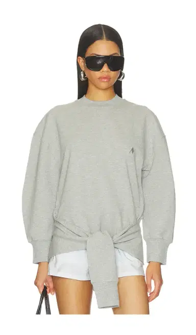 The Attico Fleece Tie Sweatshirt | Thumbnail 6 The Attico Fleece Tie Sweatshirt | Thumbnail 6