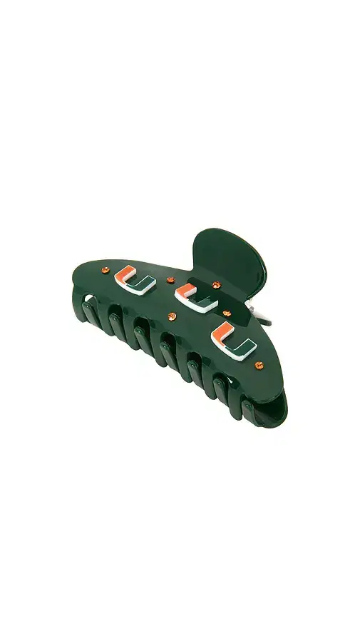 BaubleBar University Of Miami Hair Clip
