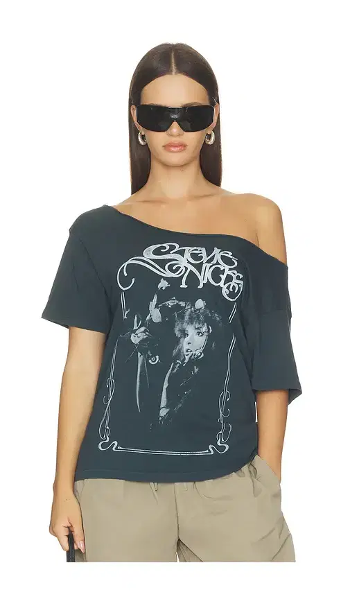 DAYDREAMER Stevie Nicks Bella Donna Off The Shoulder Tee