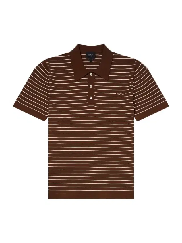 A.P.C. Tristan Logo-Embroidered Striped Cotton Polo Shirt - Men