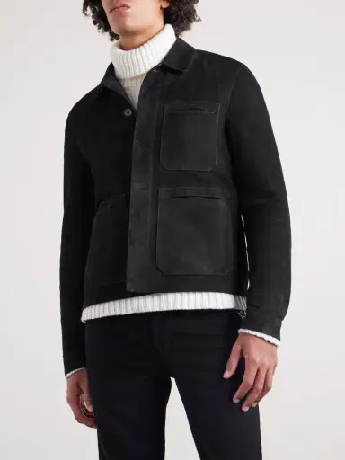 Tom Ford Suede Field Jacket - Men | Thumbnail 3 Tom Ford Suede Field Jacket - Men | Thumbnail 3