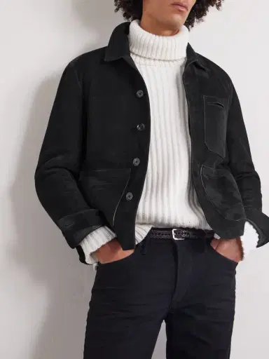 Tom Ford Suede Field Jacket - Men | Thumbnail 5 Tom Ford Suede Field Jacket - Men | Thumbnail 5