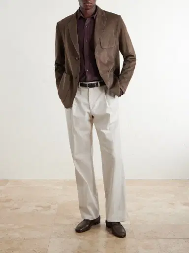 Canali Suede Blazer - Men | Thumbnail 2