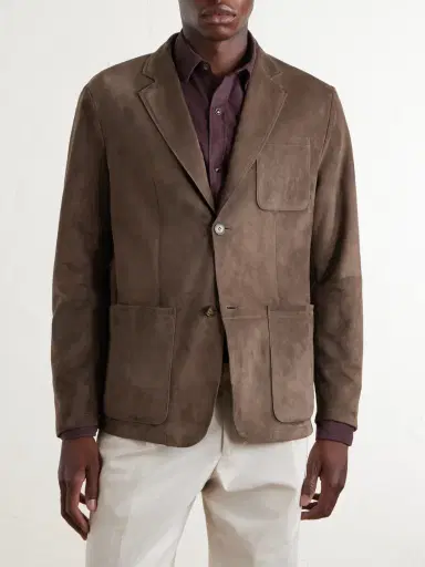 Canali Suede Blazer - Men | Thumbnail 3