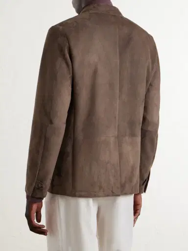 Canali Suede Blazer - Men | Thumbnail 4