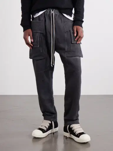 DRKSHDW by Rick Owens Jumbolace Denim Sneakers - Men | Thumbnail 2 DRKSHDW by Rick Owens Jumbolace Denim Sneakers - Men | Thumbnail 2