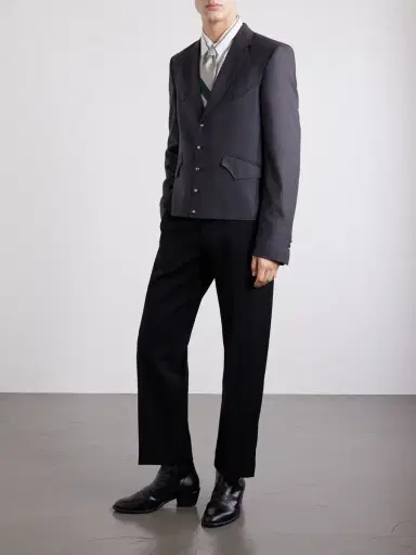 Enfants Riches Déprimés Western Perfect Striped Wool Blazer - Men | Thumbnail 2