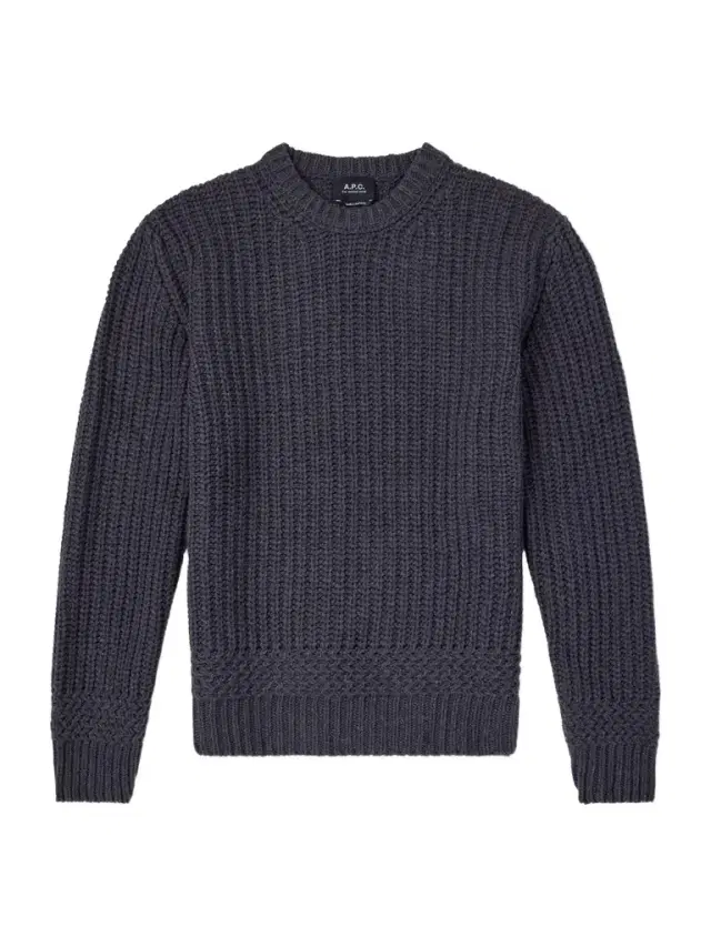 A.P.C. Ron Ribbed Wool Sweater - Men