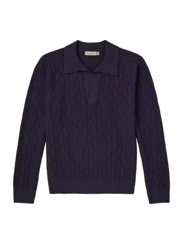 Canali Textured Wool Polo Sweater - Men