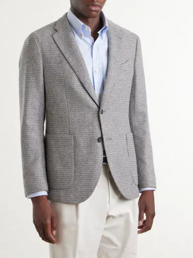 Slowear Wool and Cashmere-Blend Blazer - Men | Thumbnail 3