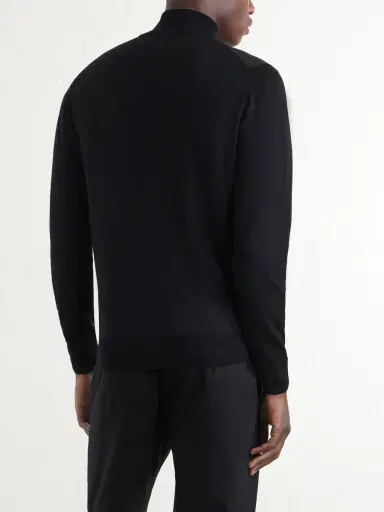 Canali Wool Zip-Up Sweater - Men | Thumbnail 4