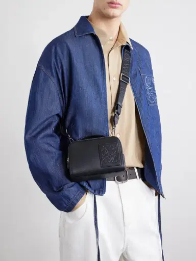 Loewe Camera Logo-Debossed Leather Messenger Bag - Men | Thumbnail 3 Loewe Camera Logo-Debossed Leather Messenger Bag - Men | Thumbnail 3