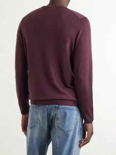 Canali Wool Sweater - Men | Thumbnail 4 Canali Wool Sweater - Men | Thumbnail 4