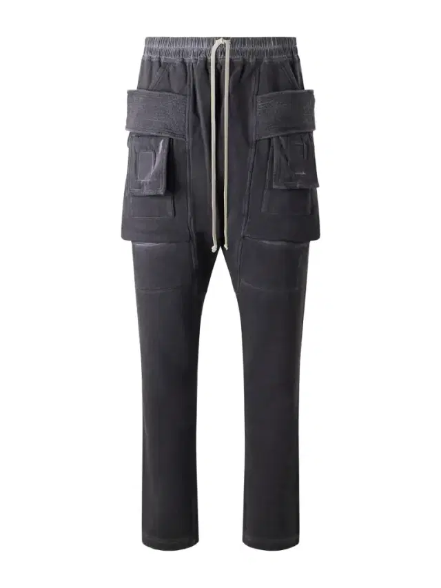 DRKSHDW by Rick Owens Creatch Straight-Leg Cotton-Blend Jersey Cargo Sweatpants - Men