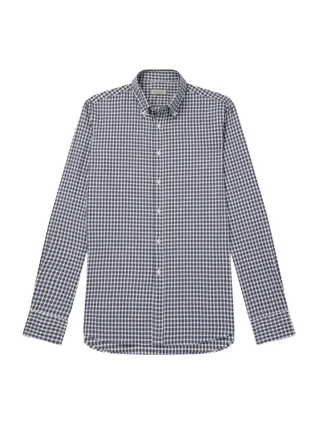 Canali Checked Cotton-Flannel Shirt - Men