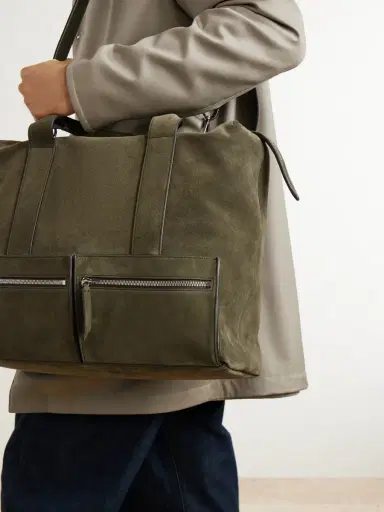 Métier Racer Suede Tote Bag - Men | Thumbnail 5 Métier Racer Suede Tote Bag - Men | Thumbnail 5