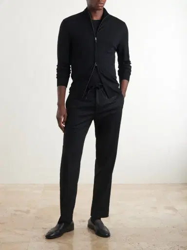 Canali Straight-Leg Wool-Blend Trousers - Men | Thumbnail 2 Canali Straight-Leg Wool-Blend Trousers - Men | Thumbnail 2