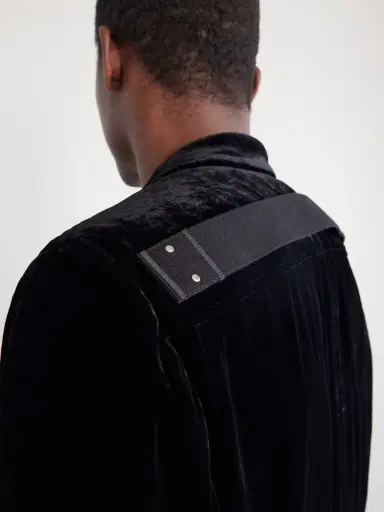 Rick Owens Fogpocket Velour Jacket - Men | Thumbnail 5 Rick Owens Fogpocket Velour Jacket - Men | Thumbnail 5