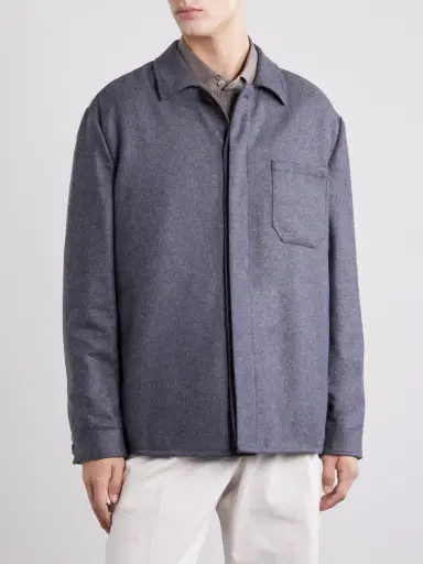 ELEVENTY Cashmere Overshirt - Men | Thumbnail 3