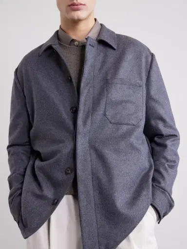 ELEVENTY Cashmere Overshirt - Men | Thumbnail 5