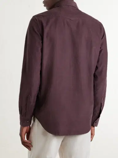 Canali Cotton-Corduroy Shirt - Men | Thumbnail 4 Canali Cotton-Corduroy Shirt - Men | Thumbnail 4