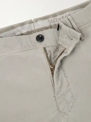 Slowear Straight-Leg Stretch-Cotton Trousers - Men | Thumbnail 6