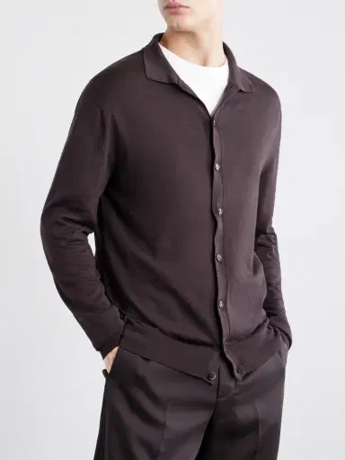 Caruso Silk and Cotton-Blend Cardigan - Men | Thumbnail 3 Caruso Silk and Cotton-Blend Cardigan - Men | Thumbnail 3