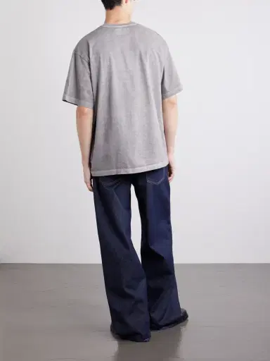 Neighborhood Logo-Embroidered Cotton-Jersey T-Shirt - Men | Thumbnail 4