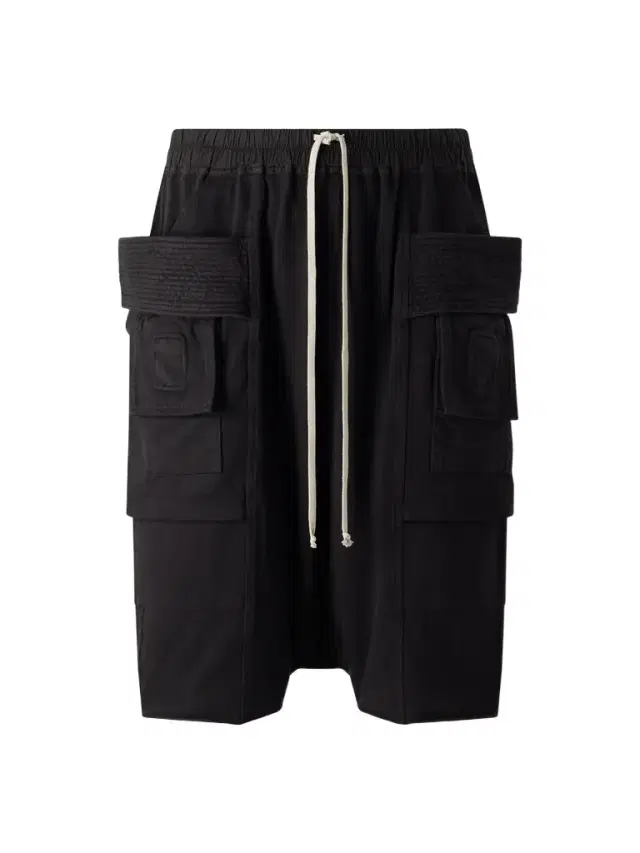 DRKSHDW by Rick Owens Creatch Wide-Leg Cotton-Jersey Cargo Shorts - Men