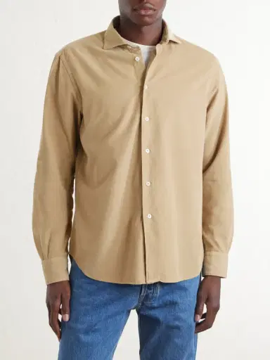 Canali Cotton-Corduroy Shirt - Men | Thumbnail 3 Canali Cotton-Corduroy Shirt - Men | Thumbnail 3