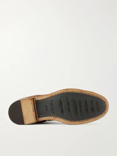 Officine Creative Waxed-Suede Biker Boots - Men | Thumbnail 3