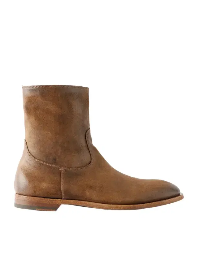 Officine Creative Waxed-Suede Biker Boots - Men