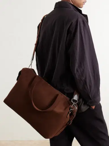 Métier Nomad All Day Suede Weekend Bag - Men | Thumbnail 2 Métier Nomad All Day Suede Weekend Bag - Men | Thumbnail 2