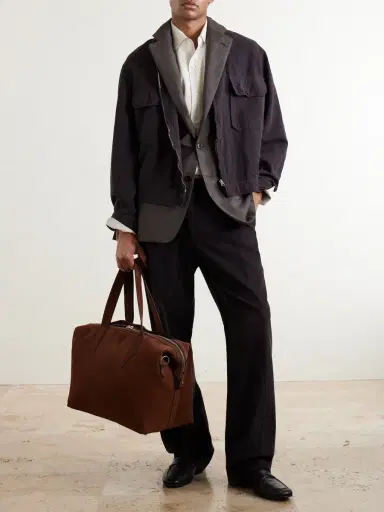 Métier Nomad All Day Suede Weekend Bag - Men | Thumbnail 3 Métier Nomad All Day Suede Weekend Bag - Men | Thumbnail 3