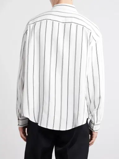 Enfants Riches Déprimés Henri's Everyday Striped Silk-Blend Satin Shirt - Men | Thumbnail 4 Enfants Riches Déprimés Henri's Everyday Striped Silk-Blend Satin Shirt - Men | Thumbnail 4