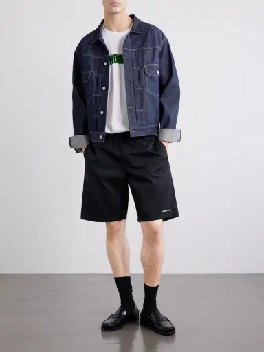Neighborhood Easy Straight-Leg Logo-Embroidered Shell Shorts - Men | Thumbnail 2