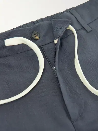 ELEVENTY Straight-Leg Lyocell and Linen-Blend Trousers - Men | Thumbnail 6